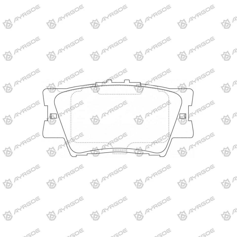 PN1522 FRENO PASSI PER TOYOTA CAMRY ASV50