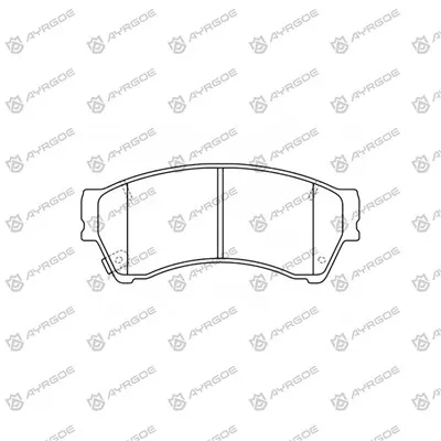 D3146MH FRENO PASSI PER MAZDA